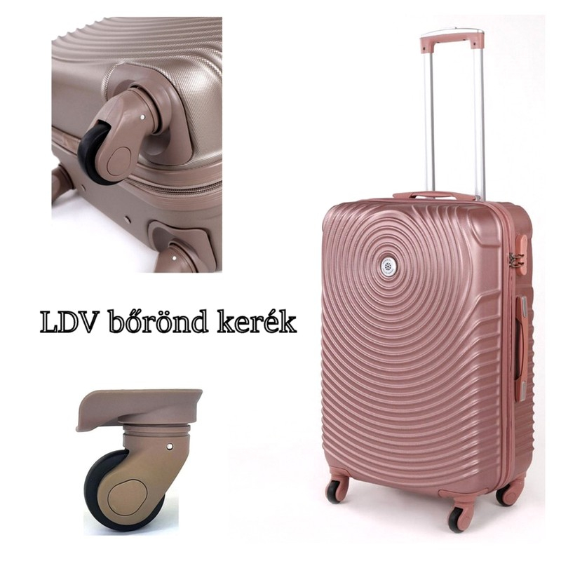 LDV bőrönd kerék 74x74 mm, világosbarna színben2