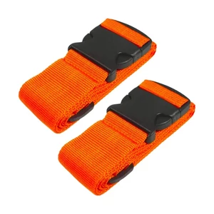 Biztonsági bőröndpánt heveder – 2 db-os szett – narancssárga