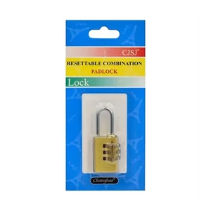 Számzáras bőröndlakat, réz színben