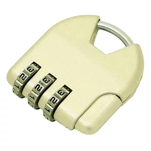 Számzáras bőröndlakat, pezsgő színben