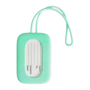 Szilikon Poggyászcímke Világoszöld Színben