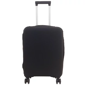 Bőröndhuzat közepes méretű, fekete színben