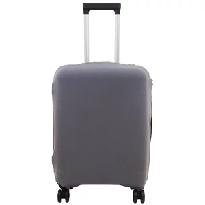 Bőröndhuzat közepes méretű, szürke színben