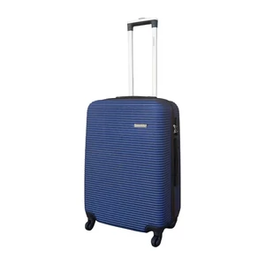 Leonardo Da Vinci Közepes Méretű Bőrönd Sötétkék Színben