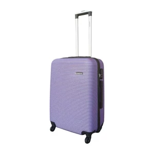 Leonardo Da Vinci Közepes Méretű Bőrönd Lila Színben