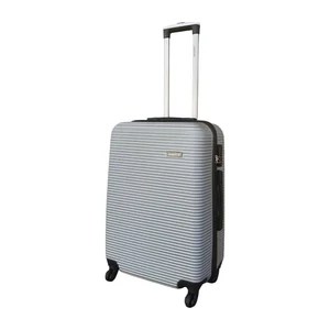 Leonardo Da Vinci Közepes Méretű Bőrönd Szürke Színben