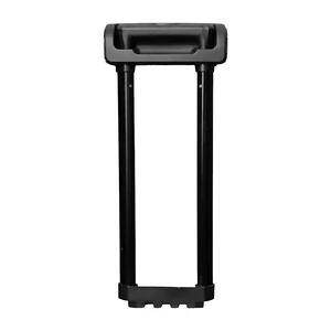 Kép 5/10 - Hachi kabin méretű bőrönd húzószerkezet, fekete színben