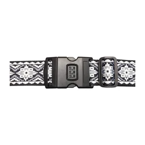 Kép 4/5 - Számzáras biztonsági bőröndpánt heveder 200x5 cm, különleges mintával