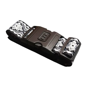 Kép 1/5 - Számzáras biztonsági bőröndpánt heveder 200x5 cm, különleges mintával