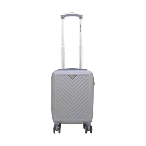 Kép 2/7 - Leonardo Da Vinci XS Keményfedeles Bőrönd – Szürke