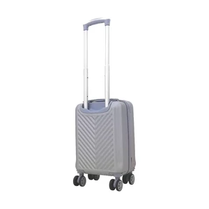 Kép 3/7 - Leonardo Da Vinci XS Keményfedeles Bőrönd – Szürke