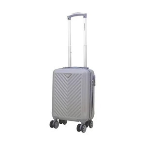 Kép 1/7 - Leonardo Da Vinci XS Keményfedeles Bőrönd – Szürke