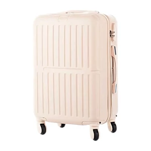 Kép 2/8 - Leonardo Da Vinci Wizzair Méretű Kabinbőrönd – 55 x 40 x 23 cm – Krém