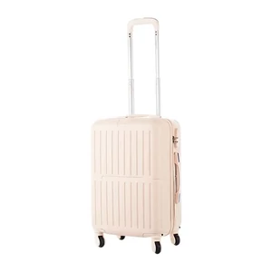 Kép 1/8 - Leonardo Da Vinci Wizzair Méretű Kabinbőrönd – 55 x 40 x 23 cm – Krém