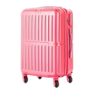 Kép 2/8 - Leonardo Da Vinci Wizzair Méretű Kabinbőrönd – 55 x 40 x 23 cm – Pink
