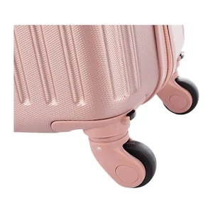 Kép 5/8 - Leonardo Da Vinci Wizzair Méretű Kabinbőrönd – 55 x 40 x 23 cm – Pink