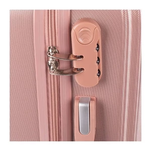 Kép 7/8 - Leonardo Da Vinci Wizzair Méretű Kabinbőrönd – 55 x 40 x 23 cm – Pink