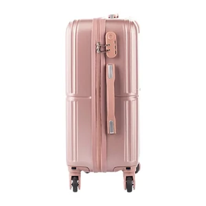 Kép 4/7 - Leonardo Da Vinci Wizzair Méretű Kabinbőrönd – 55 x 40 x 23 cm – Piros