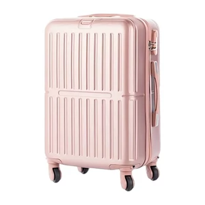 Kép 2/8 - Leonardo Da Vinci Wizzair Méretű Kabinbőrönd – 55 x 40 x 23 cm – Rózsaarany