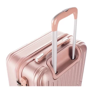 Kép 6/8 - Leonardo Da Vinci Wizzair Méretű Kabinbőrönd – 55 x 40 x 23 cm – Ezüst