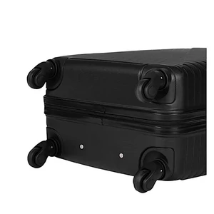 Kép 5/6 - Leonardo Da Vinci nagy méretű bőrönd, négykerekű, számzárral, rózsaarany színben 