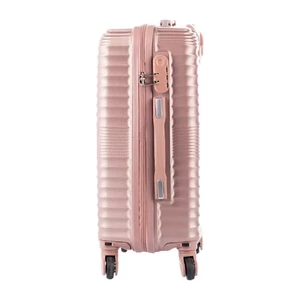 Kép 5/7 - Leonardo Da Vinci Keményfalú Kabinbőrönd - Petrolkék (S méret)