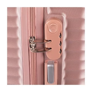 Kép 7/7 - Leonardo Da Vinci Keményfalú Kabinbőrönd - Petrolkék (S méret)