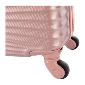 Kép 3/7 - Leonardo Da Vinci Keményfalú Kabinbőrönd - Piros (S méret)