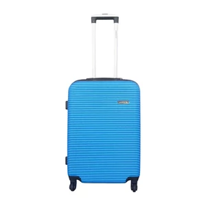 Kép 2/7 - Leonardo Da Vinci Közepes Méretű Bőrönd Világoskék Színben