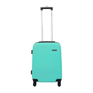 Kép 2/7 - Leonardo Da Vinci Kis Méretű Bőrönd Világoszöld Színben