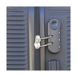 Kép 6/7 - Leonardo Da Vinci 3 db-os Bőrönd Szett Négykerekű Sárga Színben 