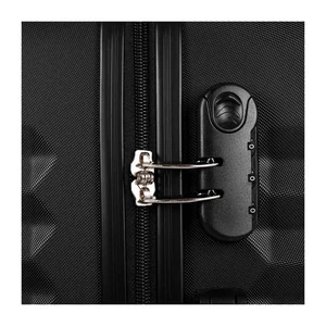 Kép 6/6 - Leonardo Da Vinci közepes méretű bőrönd, négykerekű, mentazöld színben 