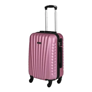 Kép 1/6 - Leonardo Da Vinci kis méretű bőrönd, négykerekű, rózsaszín