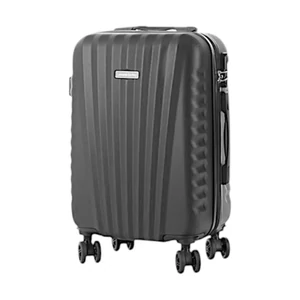 Kép 2/6 - Leonardo Da Vinci Kis Méretű Bőrönd – Fekete (55 x 40 x 23 cm)