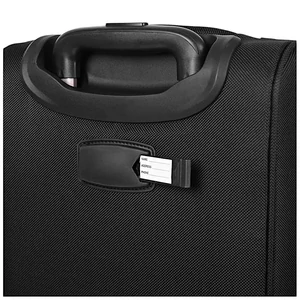 Kép 7/8 - Leonardo Da Vinci közepes méretű bőrönd, bővíthető, négykerekű, bordó színben