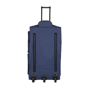 Kép 3/7 - Nagyméretű Kék Gurulós Utazótáska – Strapabíró Sporttáska 3 Kerékkel