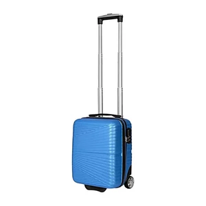 Kép 1/6 - Rhino kék keményfedeles bőrönd – Wizz Air/Ryanair kézipoggyász (XS méret)