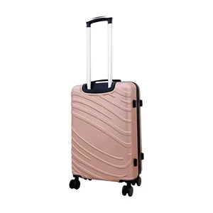 Kép 3/6 - Vanko Rózsaarany Keményfedeles Bőrönd – M Méret