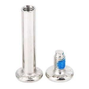 Kép 3/6 - Bőrönd kerékhez tengely 51x8 mm, nikkel színben