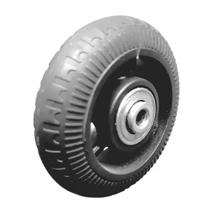 Kép 1/3 - Bőrönd kerék 70x26x6 mm – sötétszürke