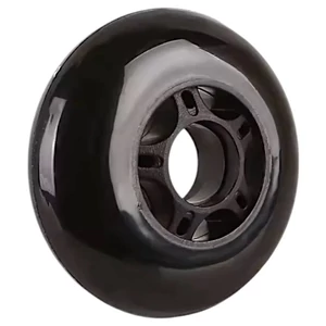 Kép 4/4 - Bőrönd kerék 78x24 mm, fekete színben