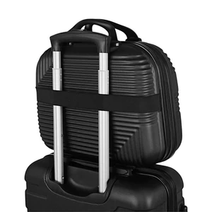 Kép 5/5 - Leonardo Da Vinci utazó kozmetikai táska, bordó színben