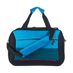 Kép 5/7 - Leonardo Da Vinci fedélzeti táska Ryanair ingyenes méret 40x20x25 cm cm, fekete-kék színben