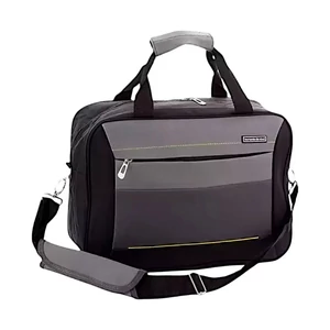 Kép 2/8 - Leonardo Da Vinci fedélzeti táska Ryanair ingyenes méret 40x20x25 cm cm, fekete-szürke színben