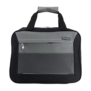 Kép 1/8 - Leonardo Da Vinci fedélzeti táska WIZZAIR ingyenes méret 40x30x20 cm, szürke-fekete színben