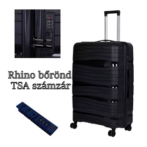 Kép 2/5 - Rhino bőrönd TSA süllyesztett számzár – kék