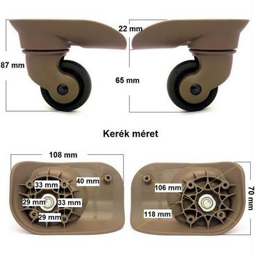 Travelite 5110 kerék 87 x 65 mm1KE5110