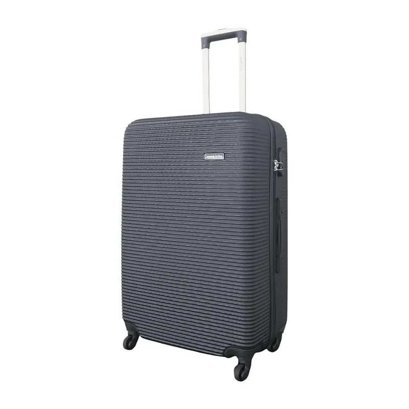 Leonardo Da Vinci Nagy Méretű Bőrönd Fekete Színben