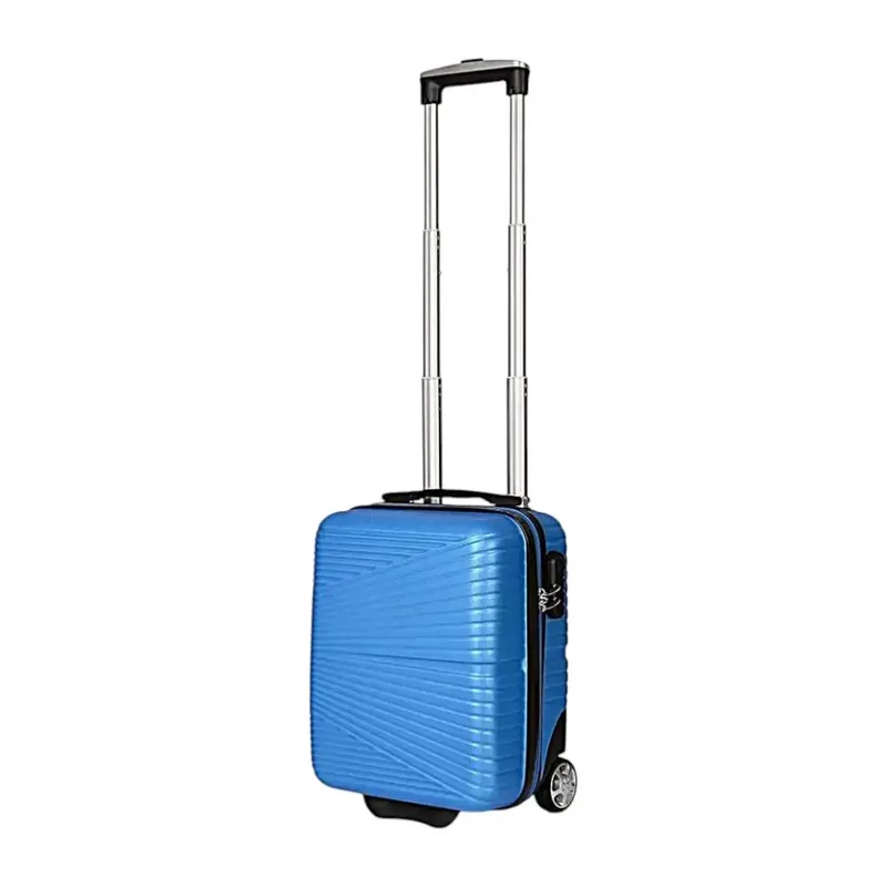 Rhino kék keményfedeles bőrönd – Wizz Air/Ryanair kézipoggyász (XS méret)