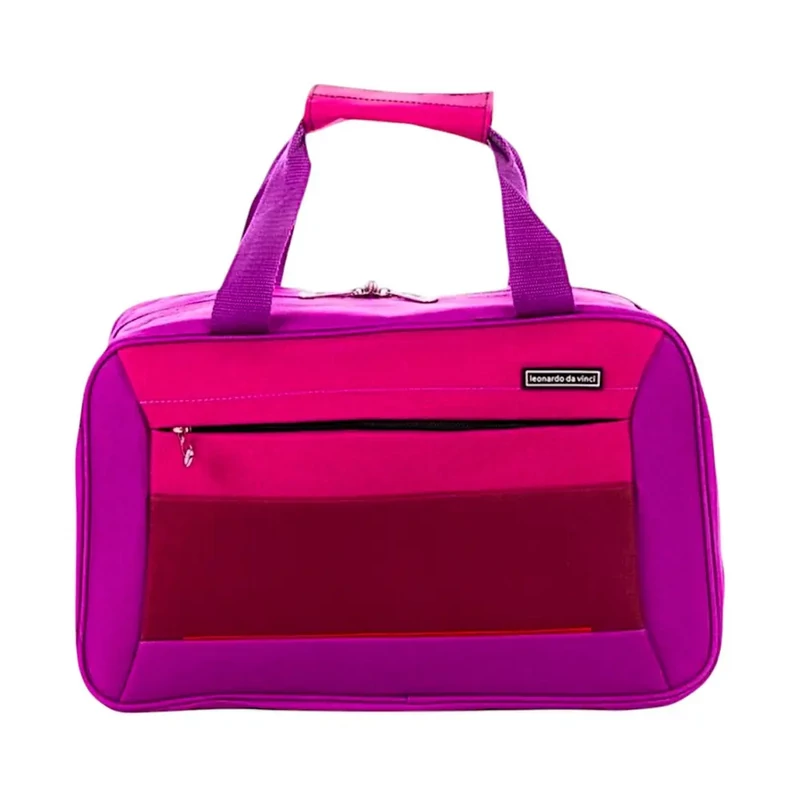 Leonardo Da Vinci fedélzeti táska Ryanair ingyenes méret 40x20x25 cm cm, lila-pink színben